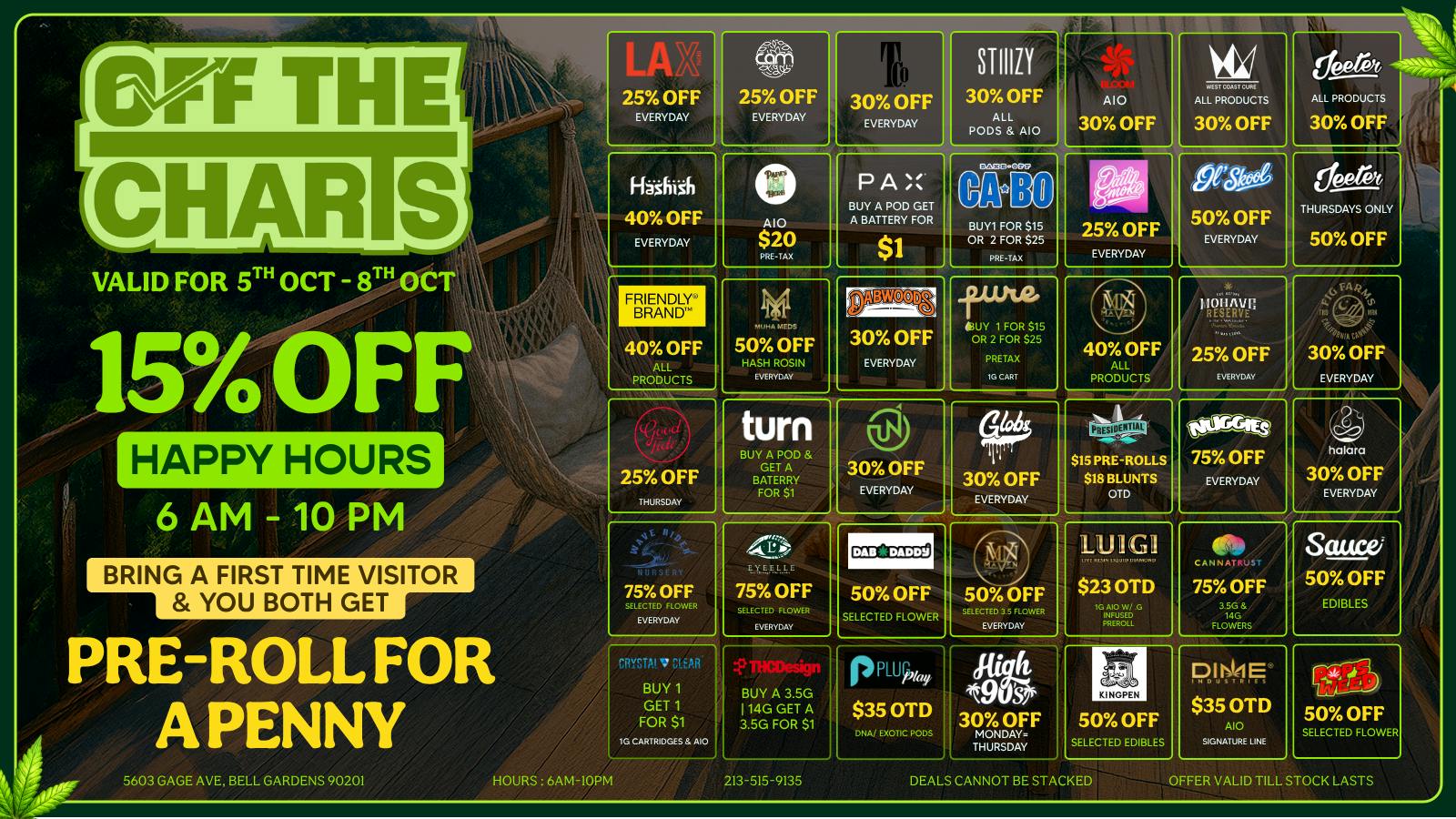 Off The Charts - Bell Gardens NOW OPEN - OFF THE CHARTS BELL GARDEN!!