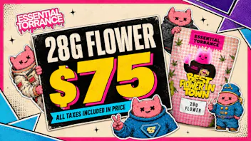 Essential Torrance 28G Flower for $75 | All Taxes Included
