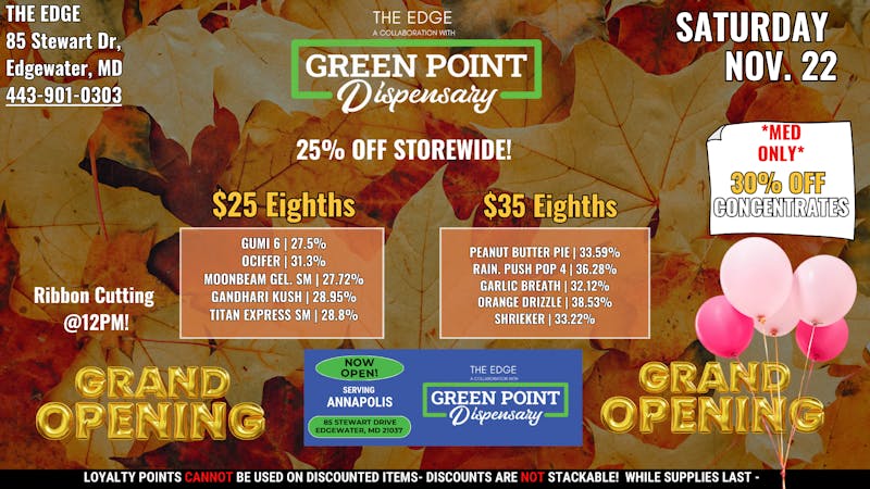 The Edge THE EDGE GRAND OPENING - 25% OFF STOREWIDE