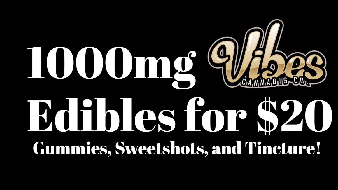 Vibes Cannabis Co Vibes 1000mg ALL $20