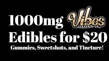 Vibes Cannabis Co Vibes 1000mg ALL $20