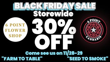 6 Point Flower Shop 30% OFF BLACK FRIDAY