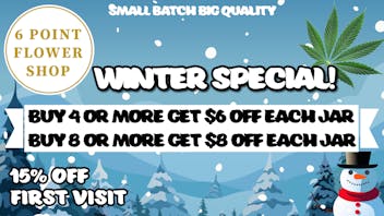 6 Point Flower Shop Winter Specisal