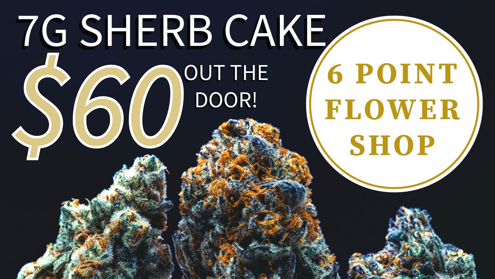 6 Point Flower Shop 6 POINT DEAL 7G for $60 OTD