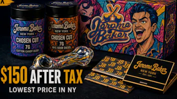 Luxus Botanica Glass and Flower Bundle