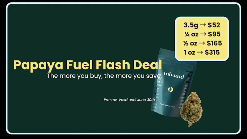 Sweetleaves Flash Deal - Papaya Fuel 3.5g - 1oz