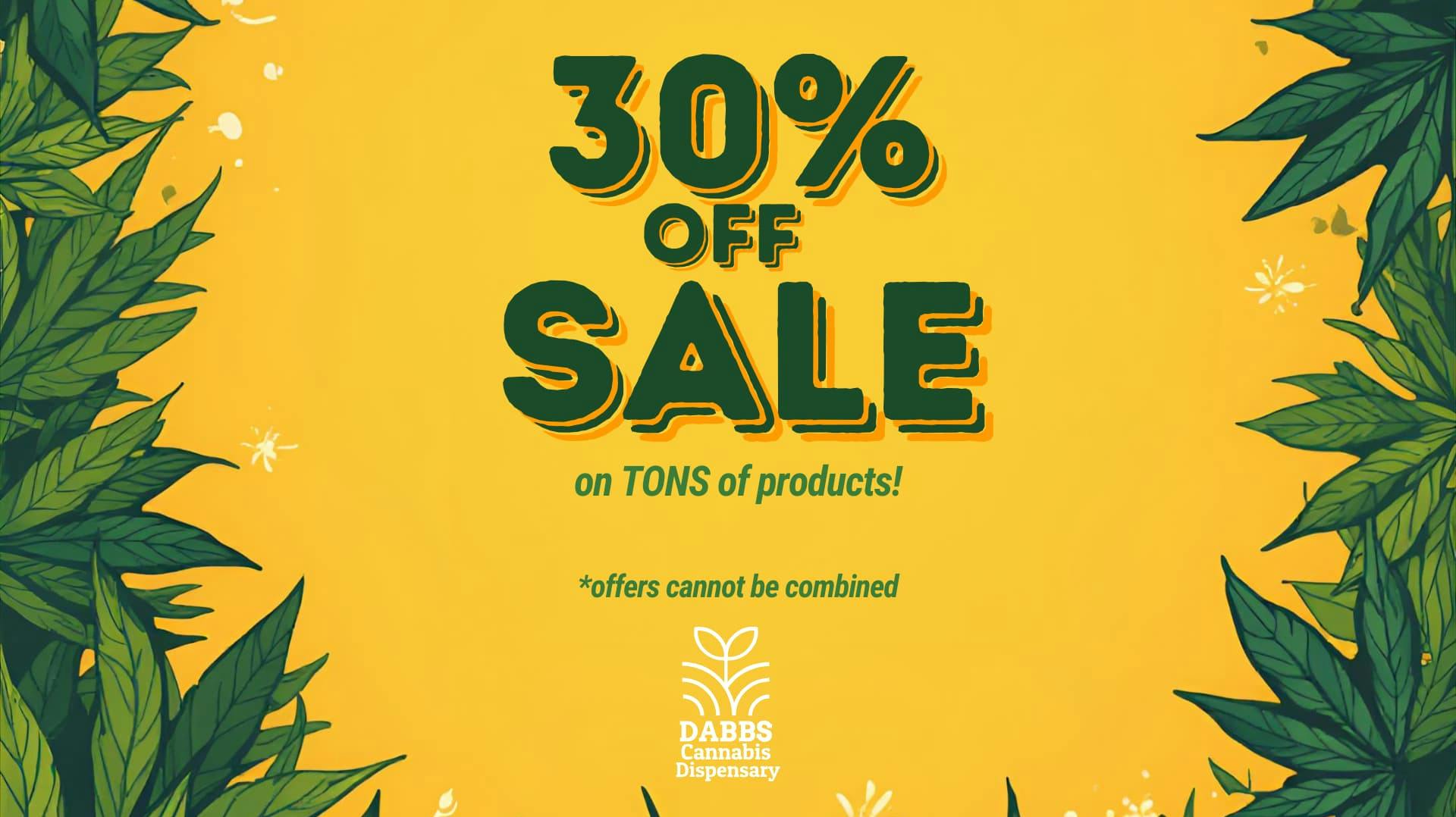 DABBS Cannabis Dispensary - Richland 30% off tons of products from featured brands.
