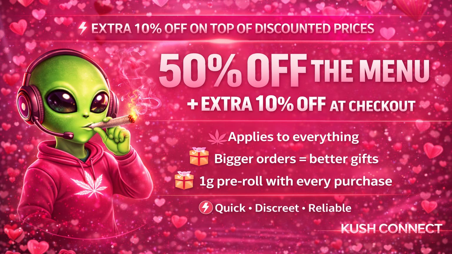 Kush Connect - Glendale 💚HALF PRICE + EXTRA 10%💚