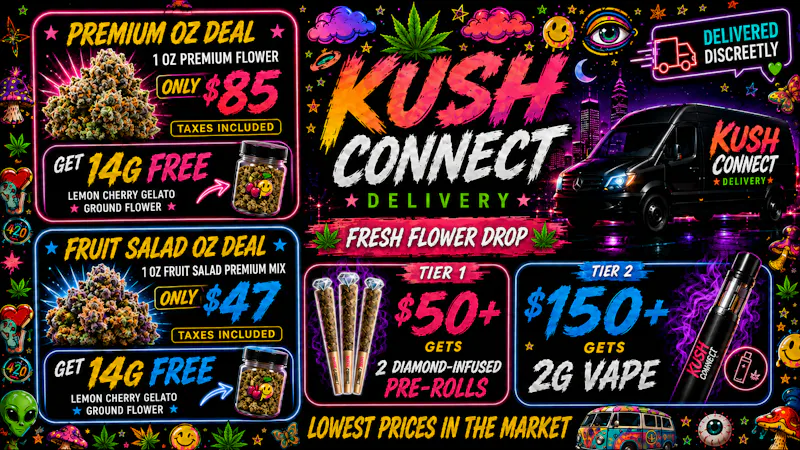 Kush Connect - Hollywood 🤩HALF-PRICED MENU + EXTRA 10% OFF AT CHECKOUT🤩