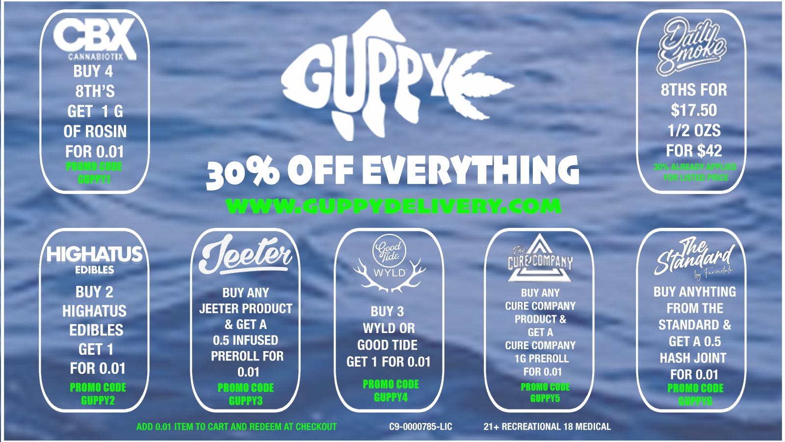 Guppy Delivery UP TO 40% OFF SITE WIDE! TRANSPARENT PRICING !