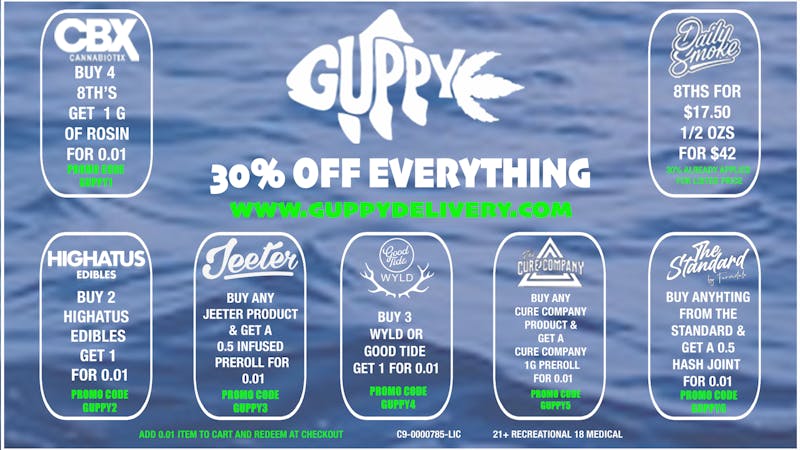 Guppy Delivery UP TO 40% OFF SITE WIDE! TRANSPARENT PRICING !