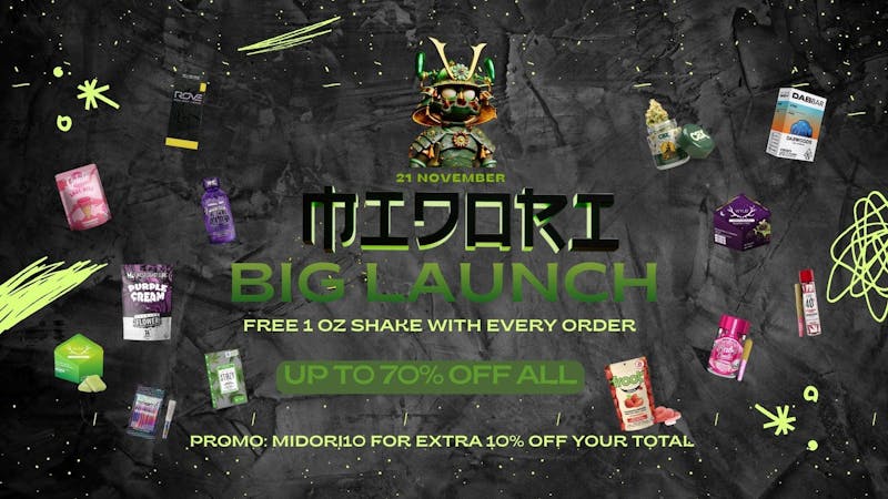 Midori Delivery - Downtown Long Beach 70% OFF + FREE 1 OZ SHAKE