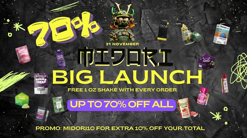 Midori Delivery - Belmont Shore 70% OFF + FREE 1 OZ SHAKE