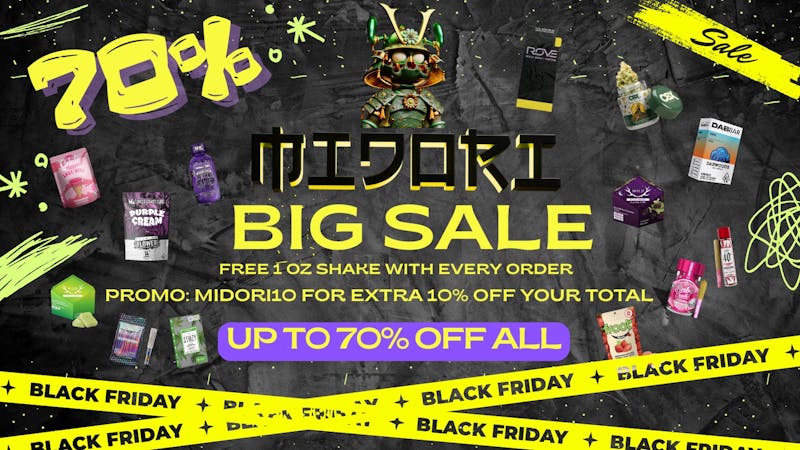 Midori Delivery - Lakewood 70% OFF + FREE 1 OZ SHAKE