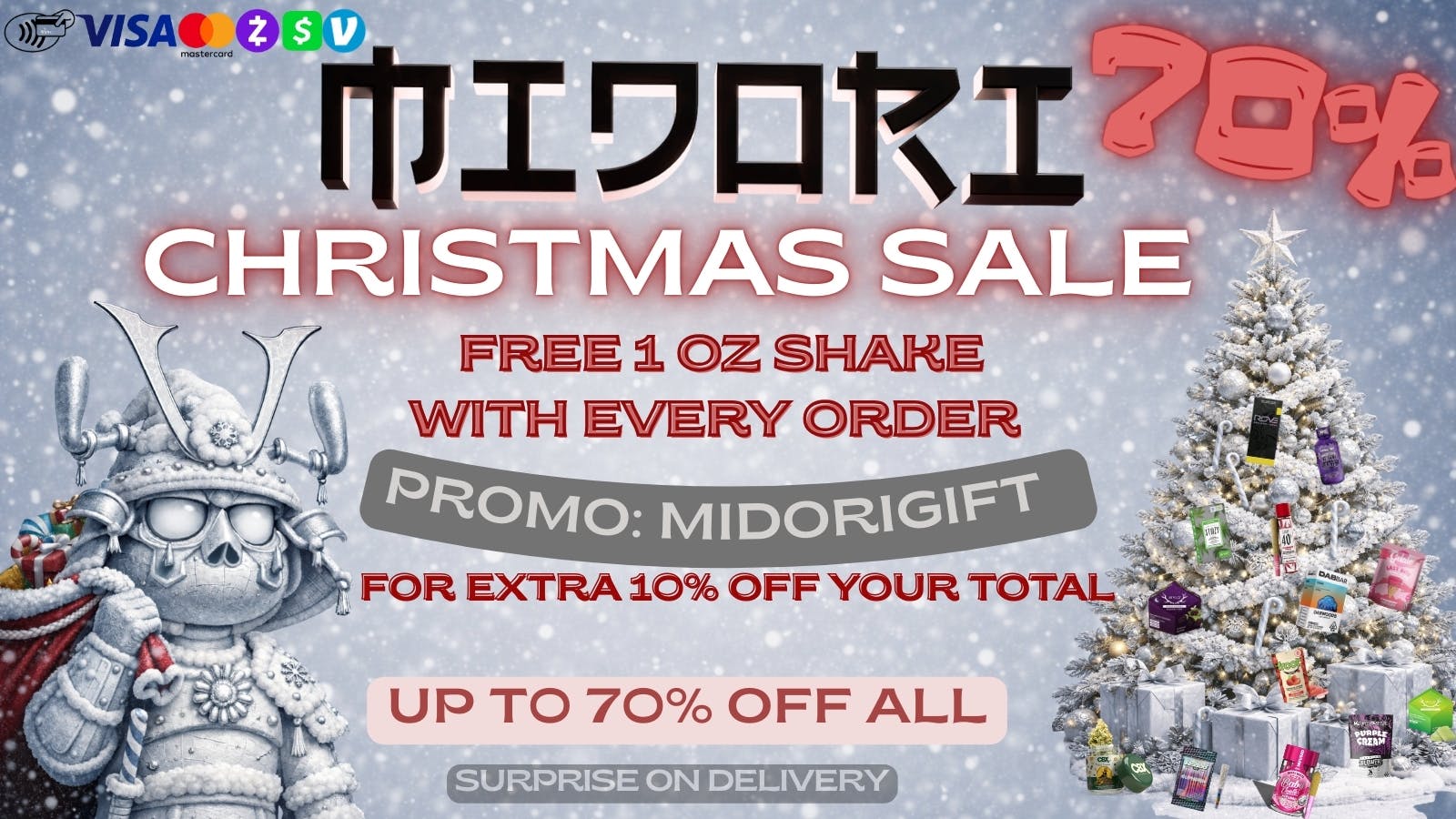 Midori Delivery - Westminster 70% OFF + FREE 1 OZ SHAKE