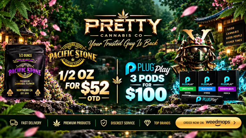 Pretty Cannabis Co 🔥UP TO 85% OFF+GIFT + EXTRA 10%OFF On 🛒45MINS🚀