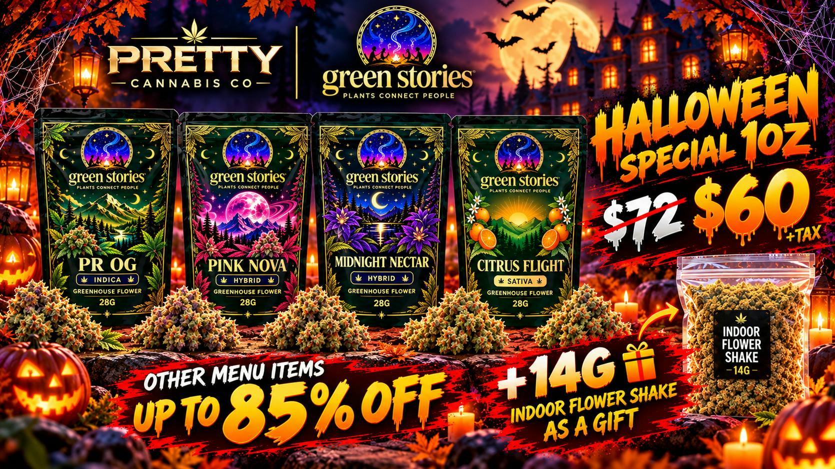 Pretty Cannabis Co HALLOWEEN SPECIAL DEAL