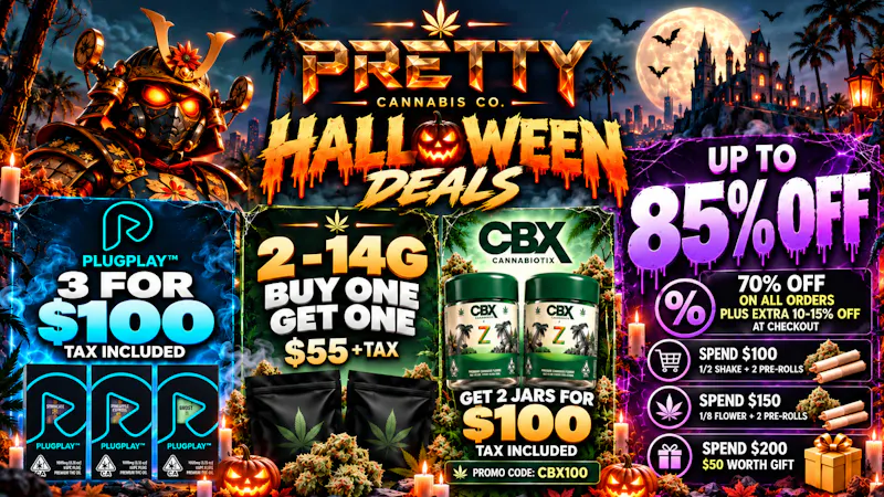 Pretty Cannabis Co - Garden Grove Pretty's Spooky Savings 🎃