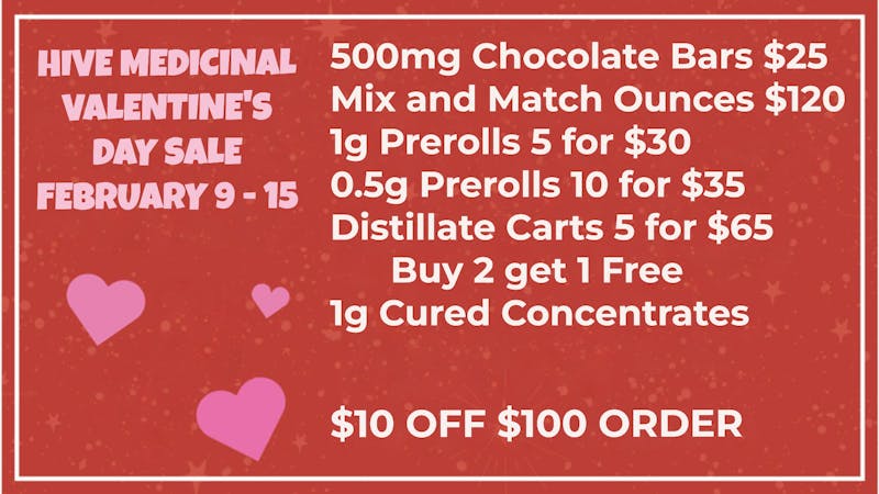 Hive Medicinal Hive Be Mine Valentine's Sale!