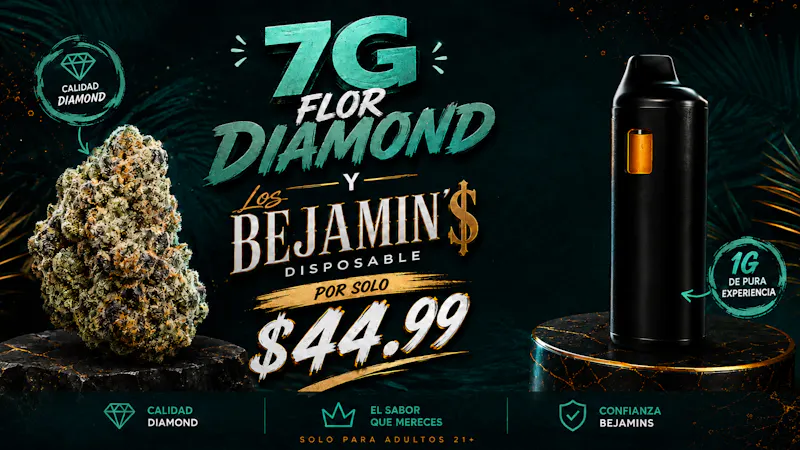 Cruz Verde Dispensario 7G de Flor Diamond + Disposable