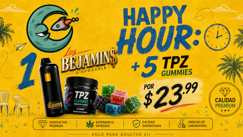 Flavor Factory PR Dispensary 🐇🔥✨ ¡HAPPY HOUR con mod Bad Bunny✨🔥🐇