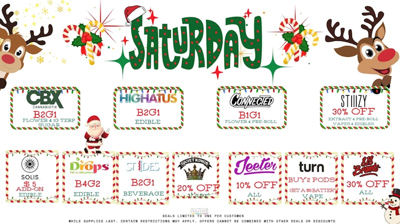 Culture Cannabis Club Marijuana and Weed Dispensary - Corona Temescal Saturday Deals!