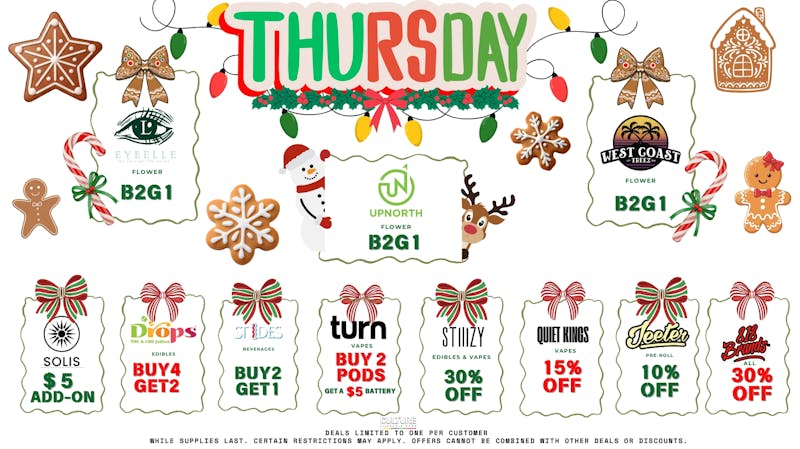 Culture Cannabis Club Marijuana and Weed Dispensary - Corona Temescal Thursday Deals!