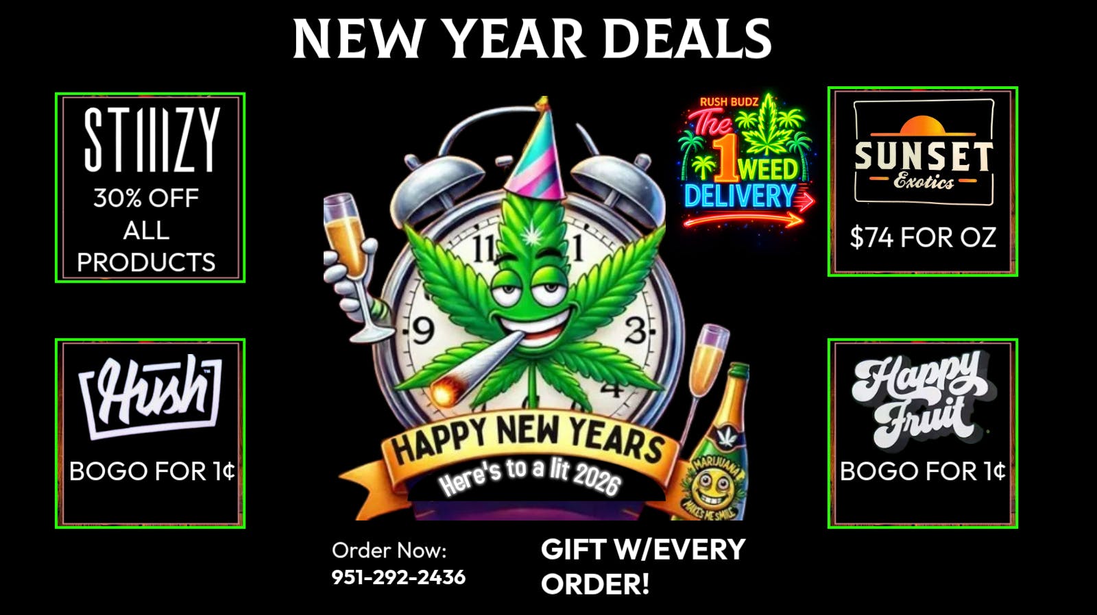 Corona Rush Budz - Corona HAPPY NEW YEAR'S