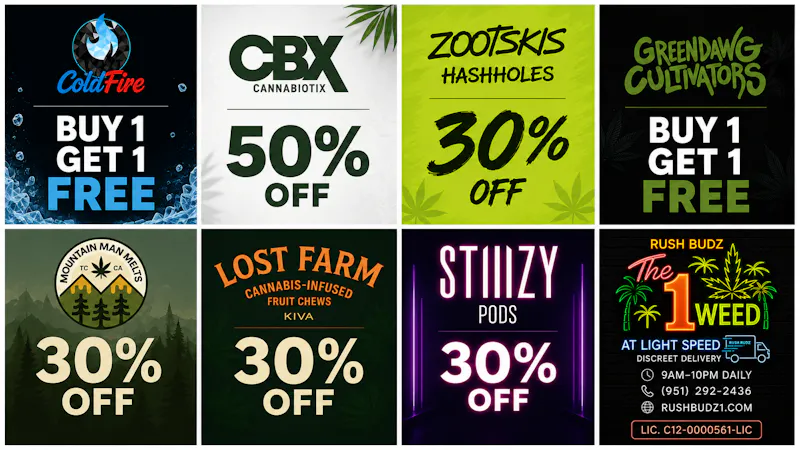 Corona Rush Budz - Chino Weekly Promos @ Corona Rush Budz