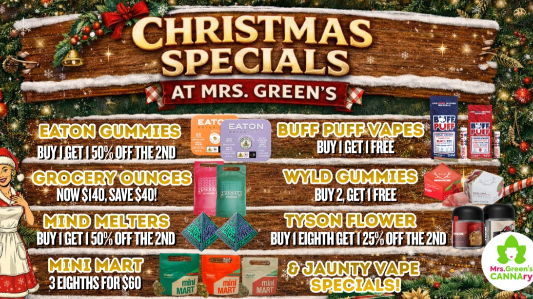 Mrs Greens Cannary Christmas Specials are HERE!