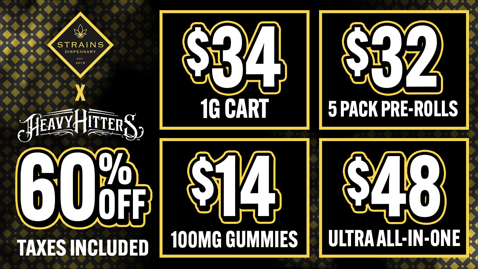 Strains - Costa Mesa $34 Heavy Hitters Vape Cart 1g! 💨Limited Time⏳