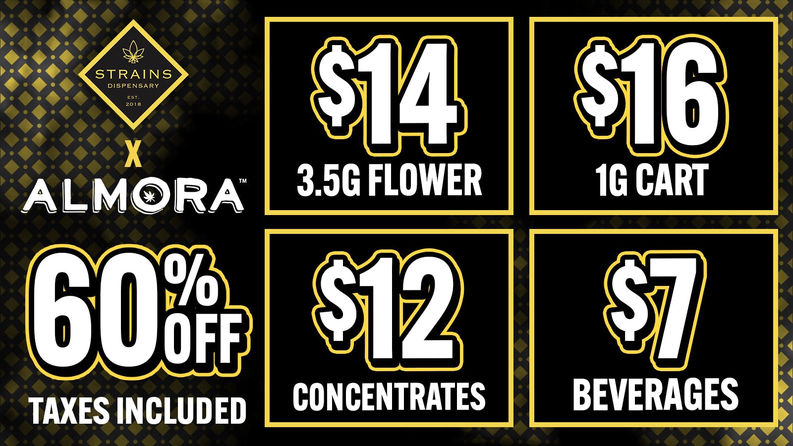 Strains - Costa Mesa 🌱$14 Almora 3.5g Flowers 🔥60% Off All Almora ⚡️