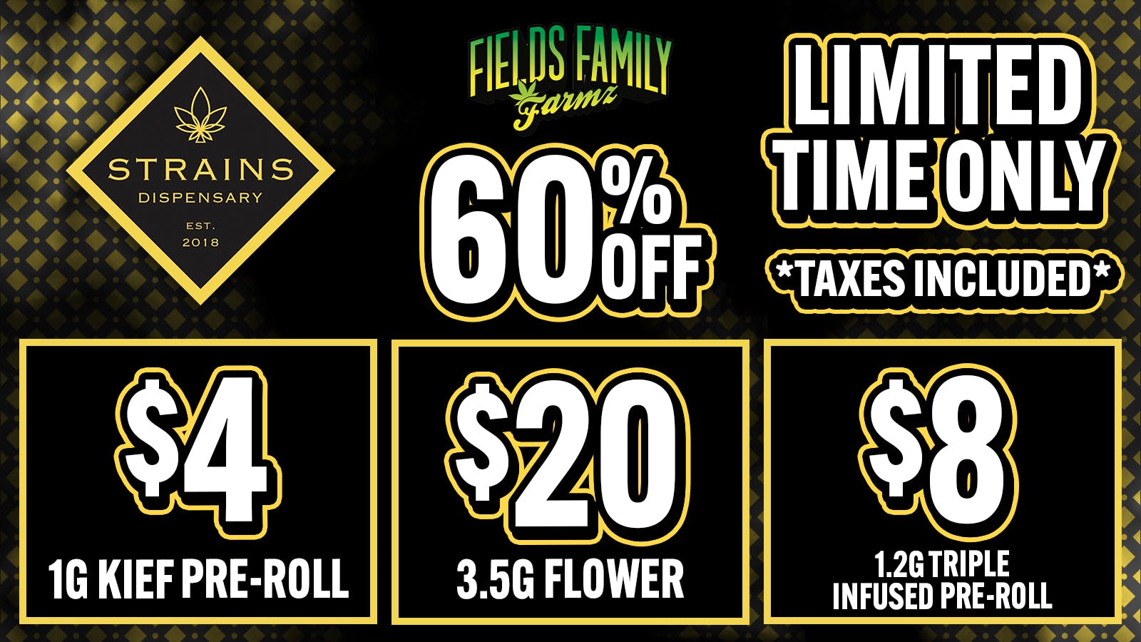 Strains - Costa Mesa 🌱$20 Fields Family Farmz 3.5G 🌱 60% off 🔥