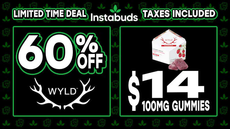 Instabuds 60% off All WYLD Gummies 🍬Limited Time⏳