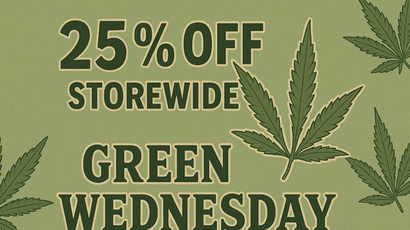 Carry-On Cannabis NJ 25% Off Green Wednesday