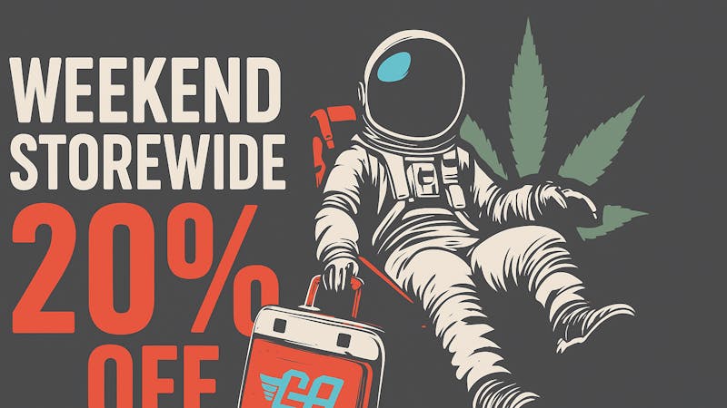 Carry-On Cannabis NJ Weekend Storewide 20% Off