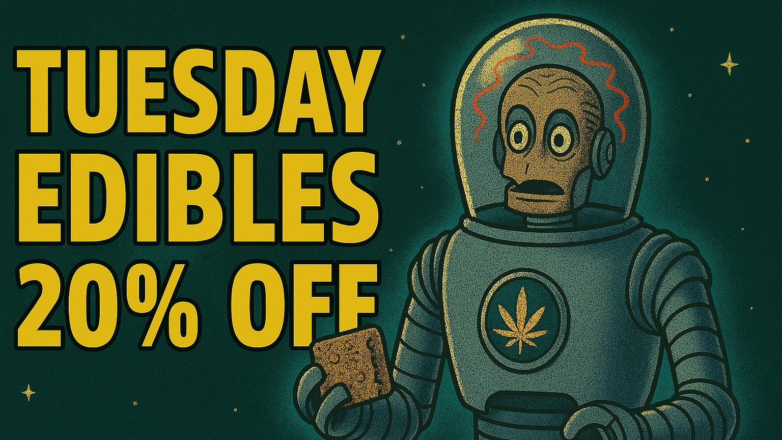 Carry-On Cannabis NJ Edible Tuesday 20% Off