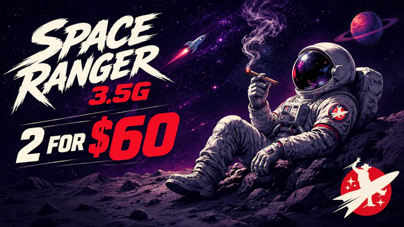 Carry-On Cannabis NJ Space Ranger 2 for $60
