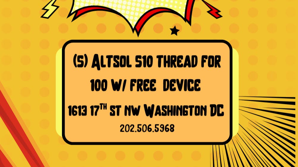 H3 -D.C Altsol 510 .5 gram cartridges 5/100