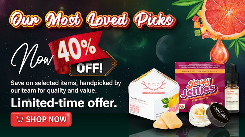 GW Leaf Dispensary Get 40% off on all select products.