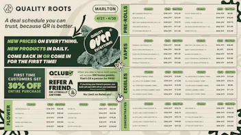 Quality Roots - Marlton Holiday Hangover Deals at Quality Roots 🌱