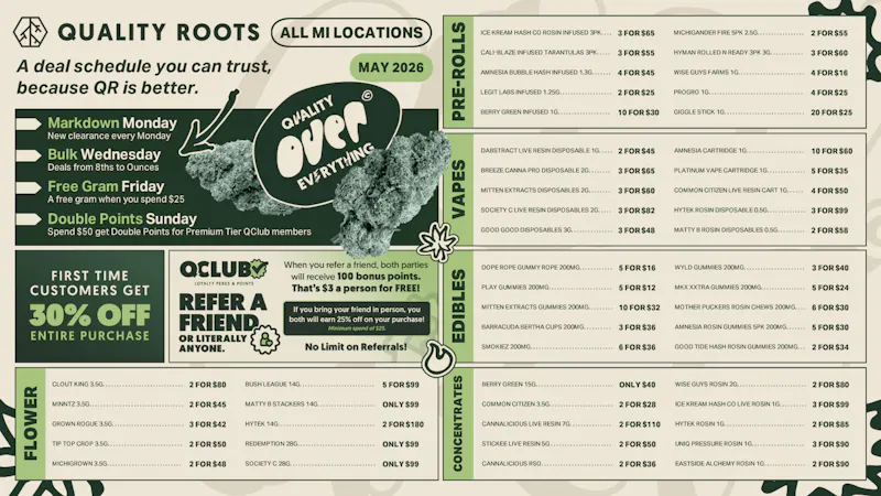 Quality Roots - Corunna Quality Over Everything 👊