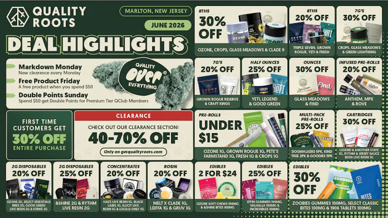 Quality Roots - Marlton New Heat. Fresh Drops. Better Prices.
