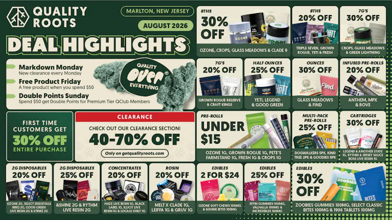 Quality Roots - Marlton Fresh Heat. New Drops. Better Prices.