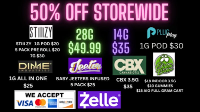Redeye Cannabis - Bakersfield 50% OFF STOREWIDE & FREE DELIVERY $49.99 OZ DEALS