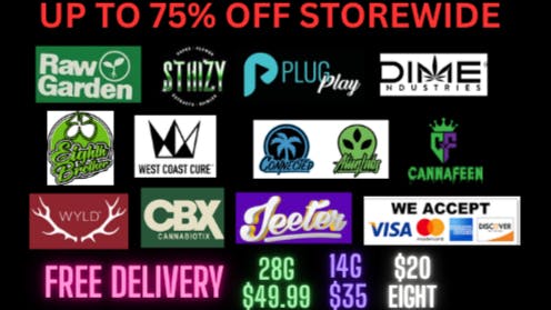 Redeye Cannabis - Hayward / Castro Valley 75% OFF STOREWIDE & FREE DELIVERY