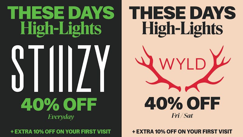 THESE DAYS 40% OFF! TWO BRANDS, TWO RHYTHMS.