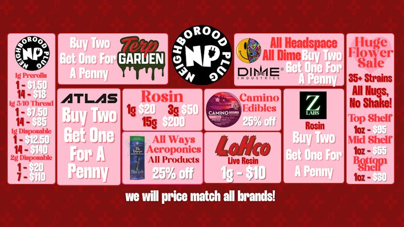 Neighborhood Plug NOW OPEN! WEEKLY DEAL🔌