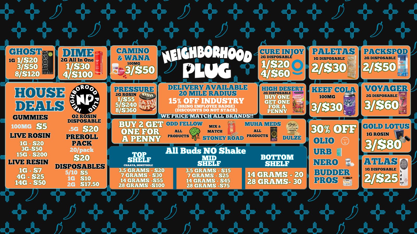 Neighborhood Plug Plug Deals!!!!!
