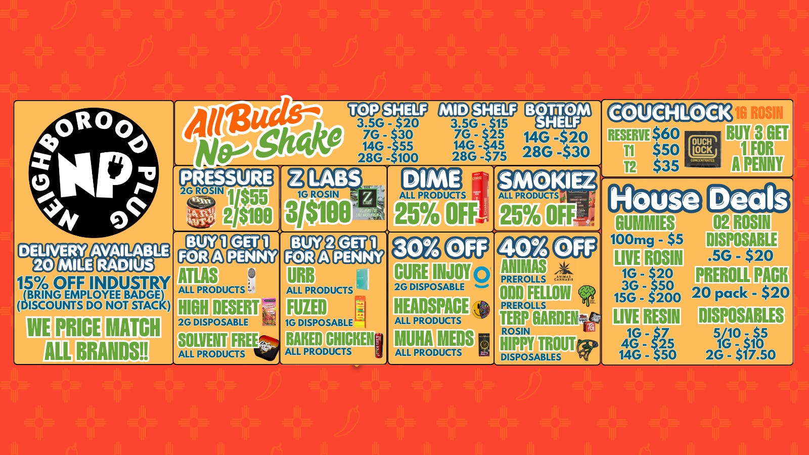 Neighborhood Plug Summer Deals!!!